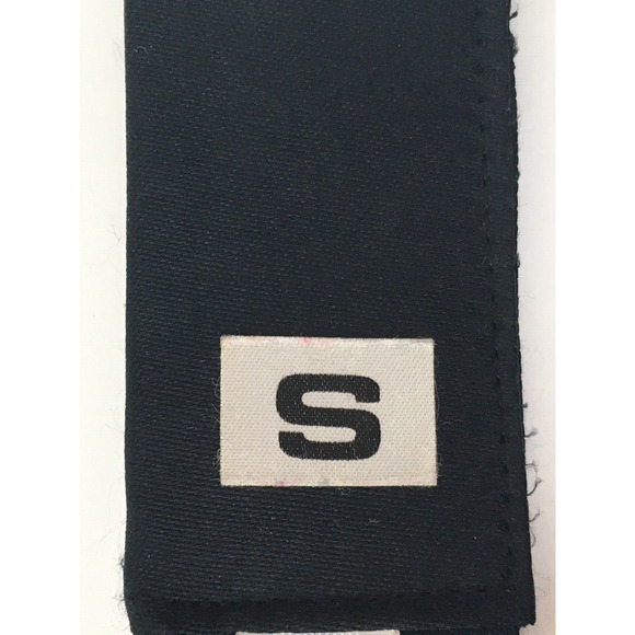 Black Bugle beaded and sequin vintage retro sash belt La Regale Small - Picture 9 of 16